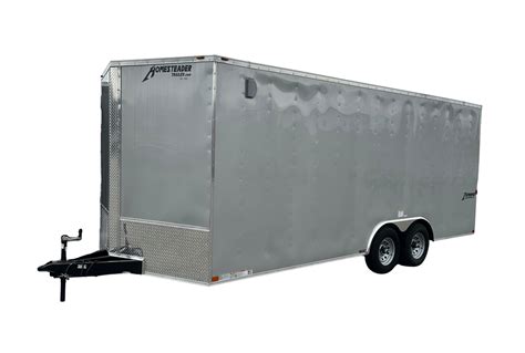 2022 8×20 Tandem – Silver – Ramp Door (820IT) – Country Farm and Home