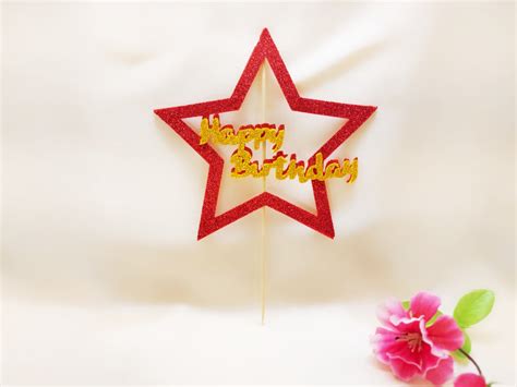 Cake Topper - Happy Birthday – Ahaeli