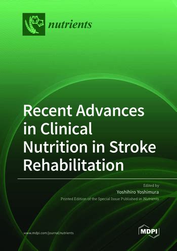 Recent Advances in Clinical Nutrition in Stroke Rehabilitation | MDPI Books