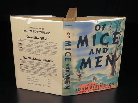 Of Mice And Men Book Back Cover