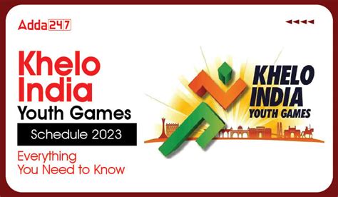 Khelo India Youth Games Schedule 2023 Full List & Venue