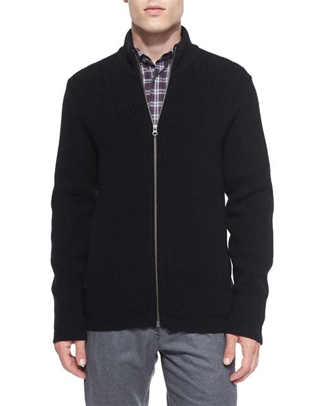 Mens Sweater With Side Zipper
