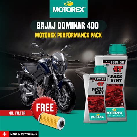 Bajaj Dominar 400 & 250 Motorex Performance Pack – LRL Motors