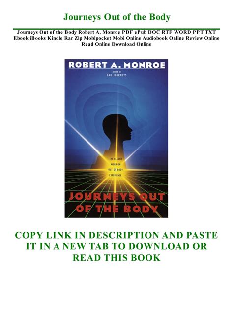 DOWNLOAD Free PDF Journeys Out of the Body BY Robert A. Monroe