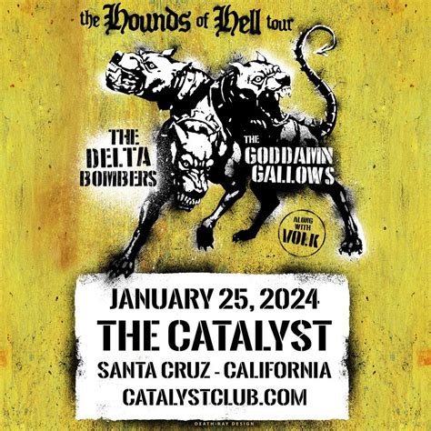 The Delta Bombers & The Goddamn Gallows Live at The Catalyst, Santa ...