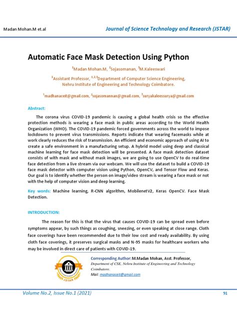 Face Mask Detection Using Python 的图像结果