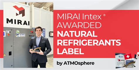 MIRAI Intex recognized as best in class, awarded Natural Refrigerants ...