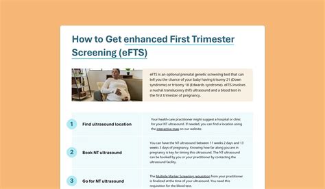 Enhanced First Trimester Screening (eFTS) | Prenatal Screening Ontario
