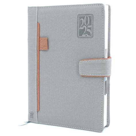 Diarymart Hardbound Leather Executive Planner Diary 2025 with Magnetic ...