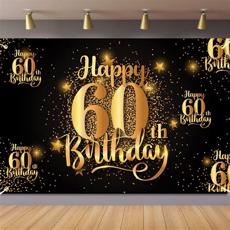 60th Birthday Background