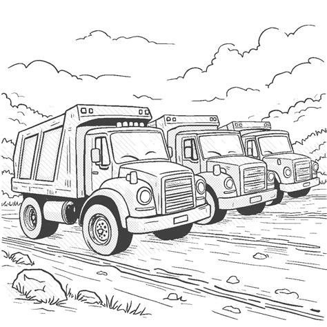 Kids Coloring Pages Garbage Truck [2025]