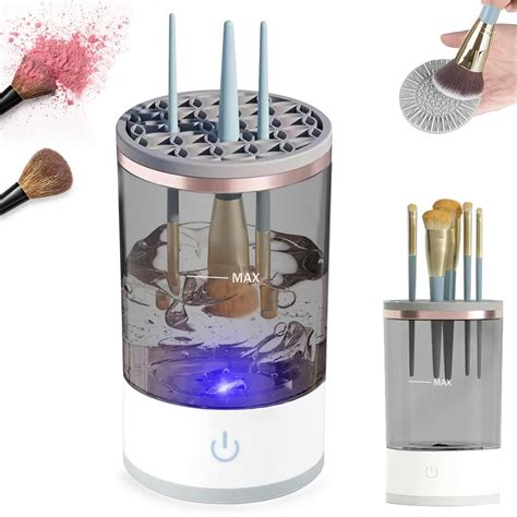 Electric Makeup Brush Cleaner Machine: Automatic Cosmetic Brush Cleaner ...