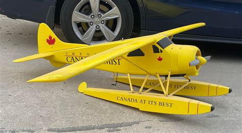 1990 7-Foot Canadian Mist Whiskey Display DeHavilland Beaver Seaplane ...