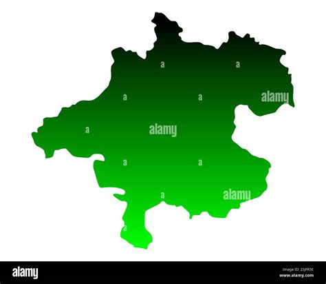 Map of Upper Austria Stock Photo - Alamy