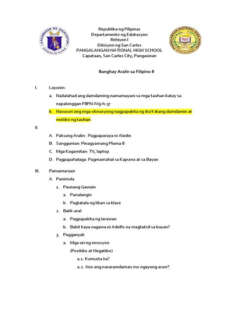 Image result for Cot Lesson Plan in Multi Grade 12