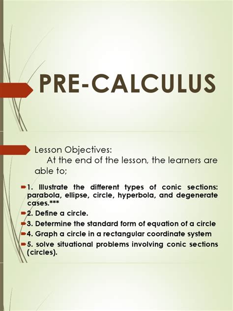 Image result for Pre-Cal Lessons