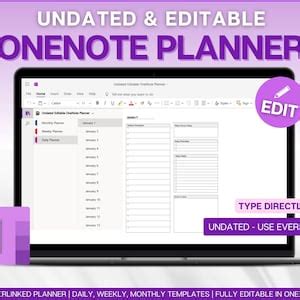 Image result for OneNote Daily Planner Notebook