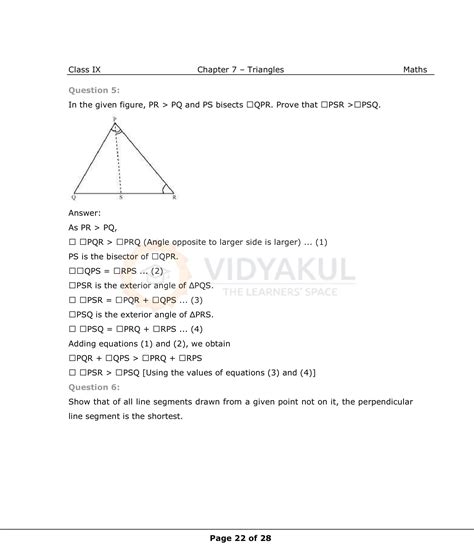 Image result for Math Class For9th Chapter Tringle