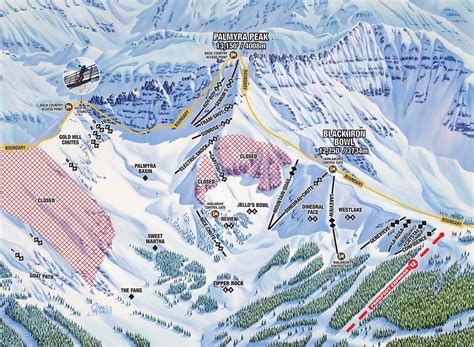 Telluride Ski Map - Ski Map Master