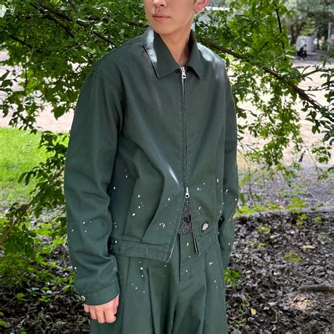 SHINYAKOZUKA / EISENHOWER JK WITH DICKIES / GREEN | ふぁいん