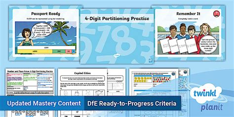 PlanIt: Year 4 Lesson Plan for Four-Digit Numbers Lesson 3