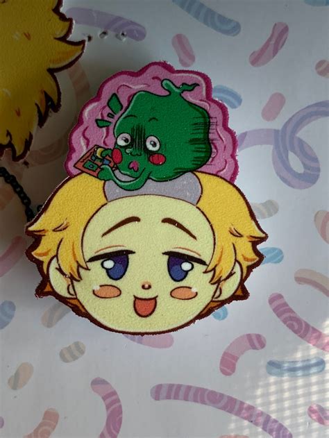 Mob psycho 100 Teru hair magnet pin | BubblyBlueJelly