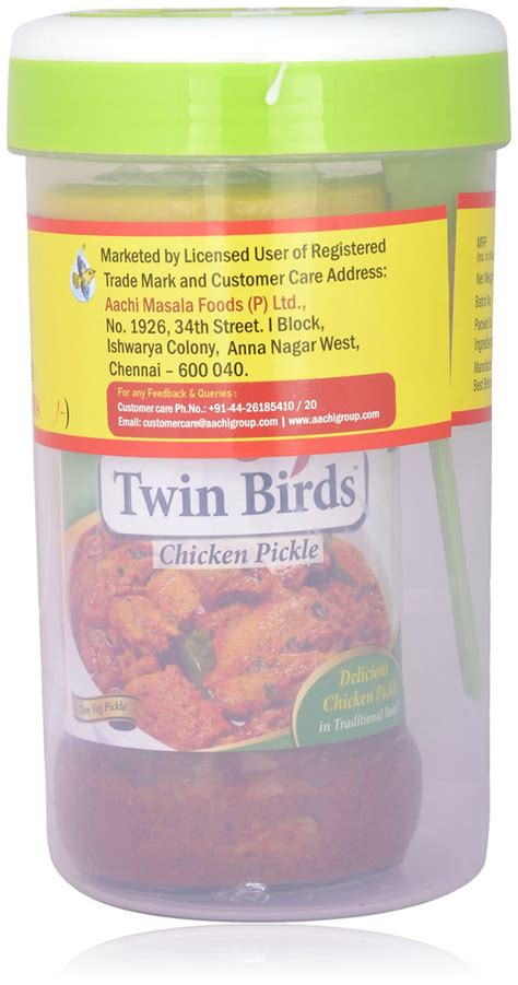 Twin Birds Pickle - Chicken, 300g Bottle : Amazon.in: Grocery & Gourmet ...