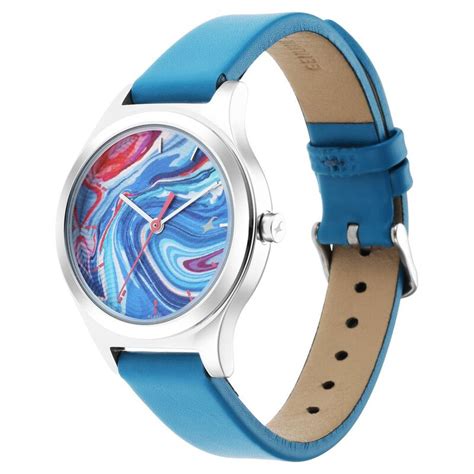Fastrack Stunners Quartz Analog Multicoloured Dial Leather Strap Watch ...