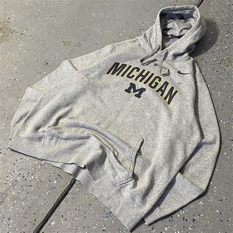 Vintage Nike University of Michigan hoodie -Piece... | Depop