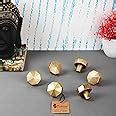 Two Moustaches Pineapple Design Cabinet/Wardrobe Knobs (Golden finish ...