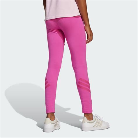 Kids Clothing - Future Icons 3-Stripes Leggings Kids - Pink | adidas Oman