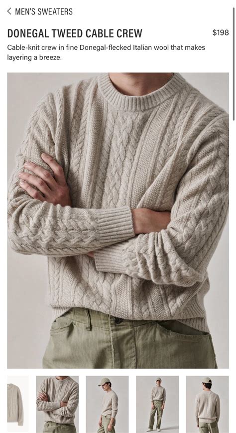 Quality Cable Knit That Won’t Break The Bank : r/mensfashion