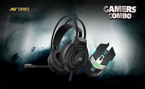Ant Esports Ergonomic Combo, Gaming RGB Mouse + Gaming RGB Headset ...