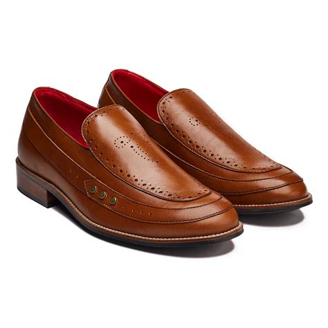 Brown Slip On Shoes for Men, Tan Loafers | Banjaaran Studio