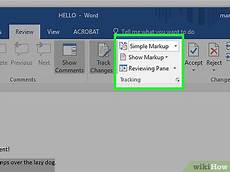 Modification Word by Comment Modifier Un Document Word Avec La Fonction De Modification Word