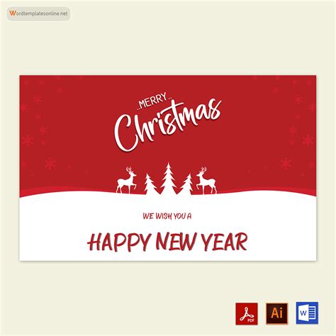 Holiday Card Templates Free