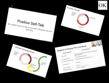 Positive Self-Talk Slides by Okay Lessons | TPT