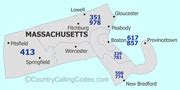 Image result for Massachusetts Area Code Map