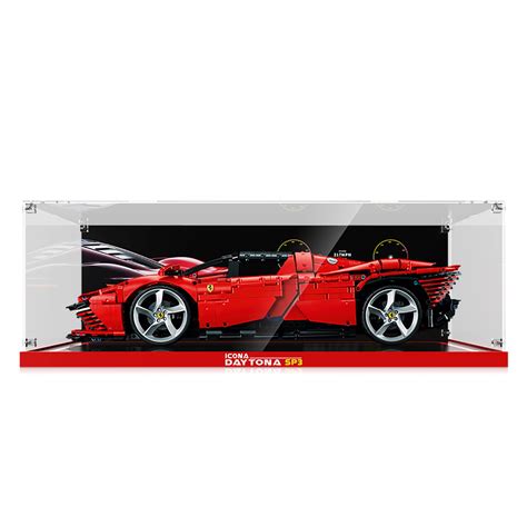 Buy Acrylic Display Case for Lego Ferrari Daytona SP3, Transparent ...