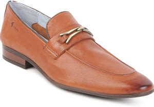 GABICCI Mc Lauren Tan Formal Shoes Leather Loafers For Men - Buy ...