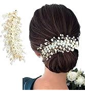 Hair Flare White Artificial Flowers Hair Vein, Stylish Hair Accessories ...