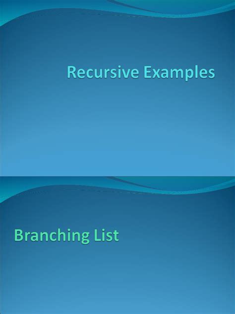 Image result for Recursion Examples