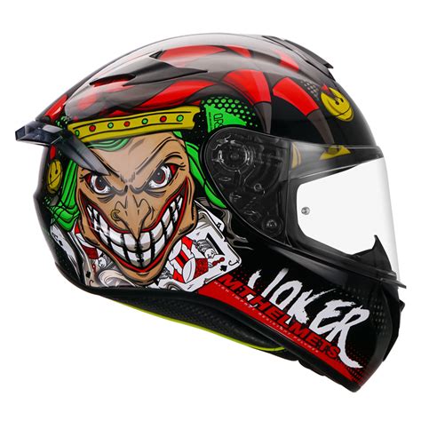 MT Targo Joker Full Face Motorcycle Helmet | ECE, DOT & ISI Certified ...
