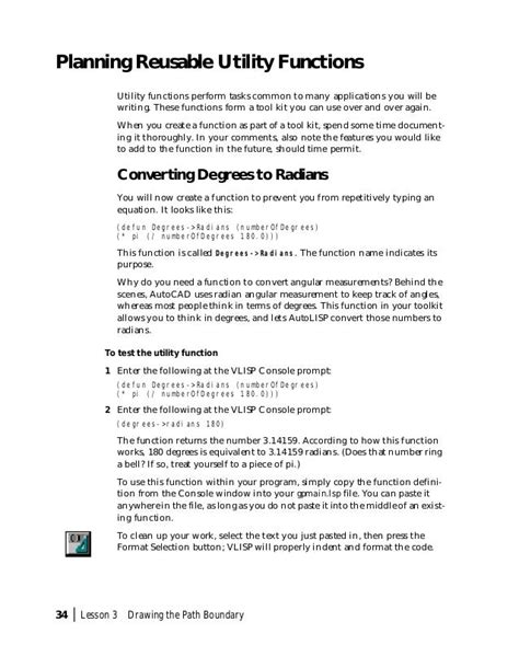Image result for AutoCAD Lisp Programming Tutorial PDF