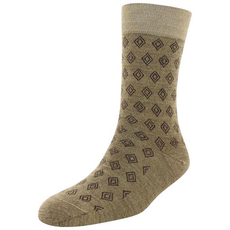 Buy Merino Wool Diamond Fashion Socks for Men | Cotstyle
