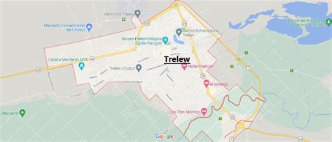 ¿Dónde está Trelew? Mapa Trelew - ¿Dónde está la ciudad?