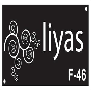 Signoogle Plastic House Decorative Name Plate Price in India - Buy ...