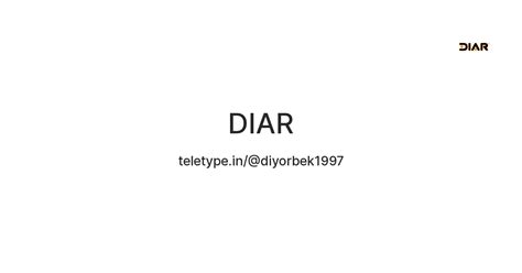 DIAR — Teletype