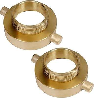Unrulysoul 2-1/2 NH NST Female x 2 NPT Male Fire Adapter, India | Ubuy