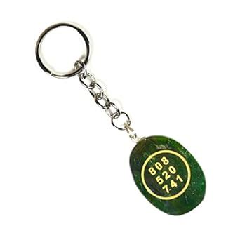 Reiki Crystal Products Natural Green Jade Zibu Symbol Stone Cabochon ...